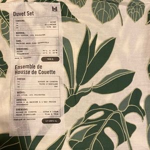 Floral Twin XL Duvet Cover